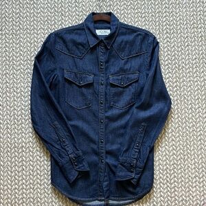 Rag & Bone Western Style “Wyatt” Denim Shirt  - Size Small